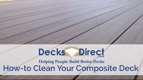 3 Simple Steps for a Super Clean Deck