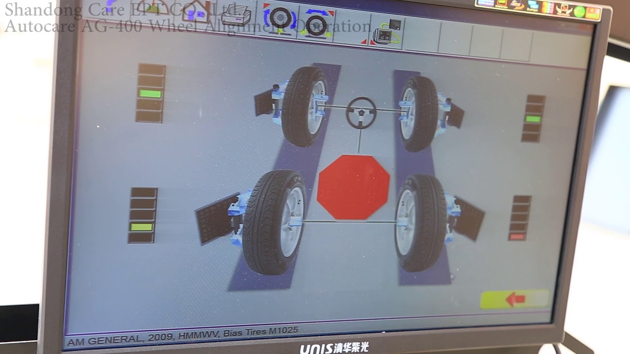 How to Operate 3D Wheel Alignment Machine AG-400 Operation Video - YouTube