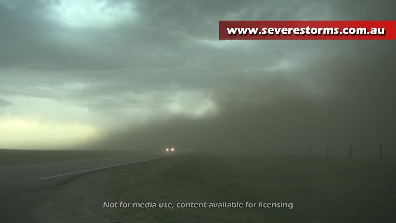 Epic dust storm impacts storm chasers near Wallace, Kansas - YouTube