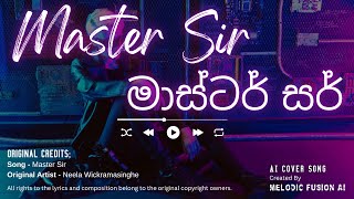 Master Sir මසටර සර Ai Cover Version Neela Wickramasinghe Melodicfusionai