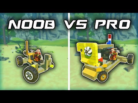 noob-vs-pro:-junkyard-vehicle-challenge!-(scrap-mechanic-gameplay)