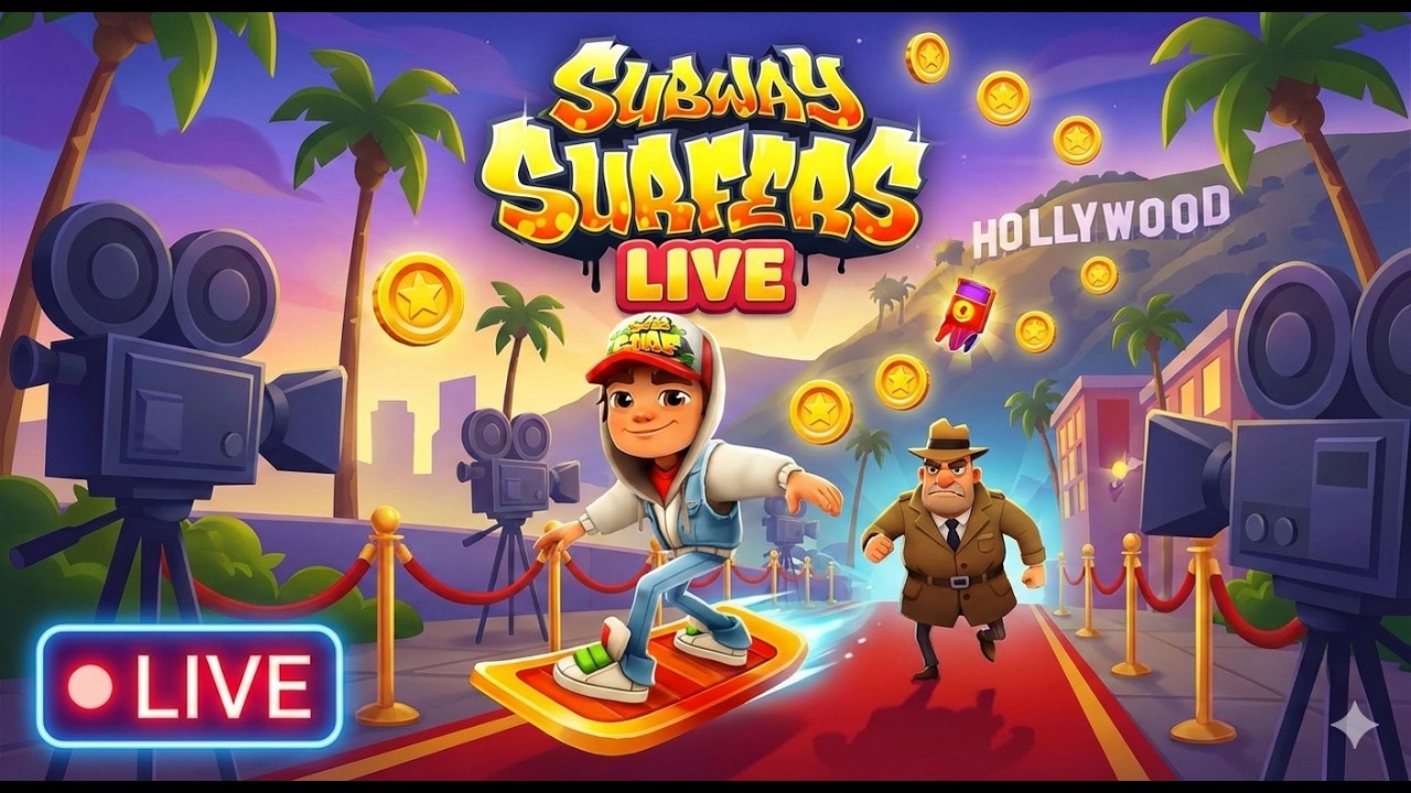 LIVE ON 🛑 JOGANDO NO COIN 🔴 SUBWAY  SURFERS 🔴 HIGH SCORE