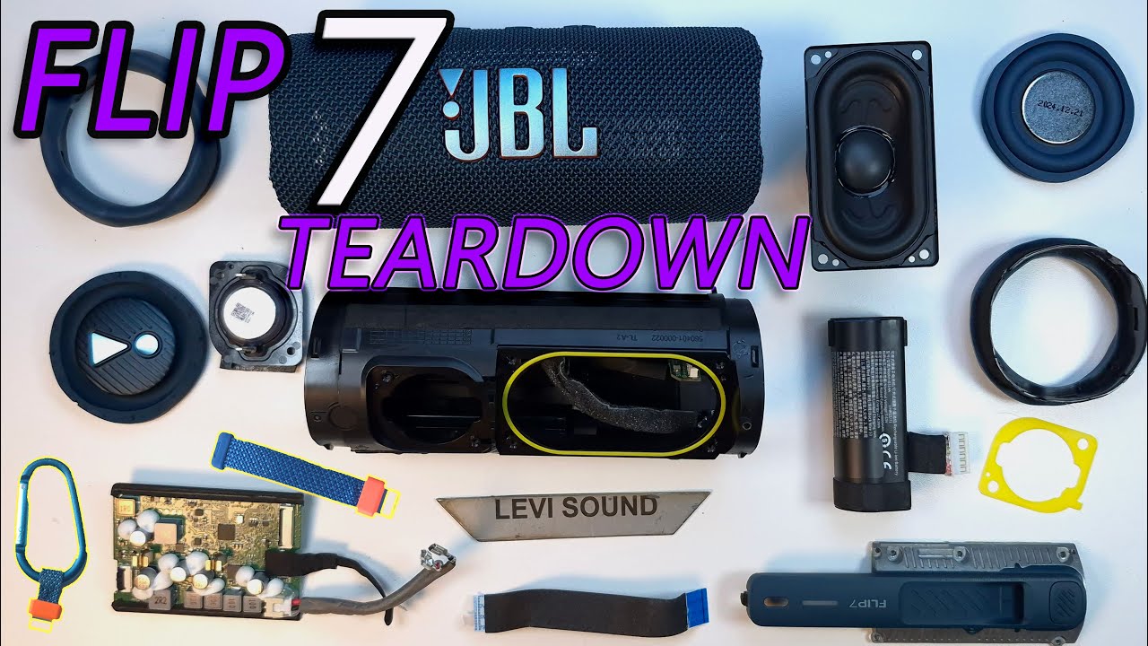 JBL FLIP 7 Teardown | What's Inside | TEARDOWN - YouTube