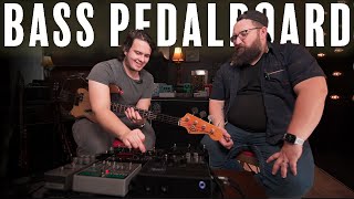 See This KILLER BASS Pedalboard - SUPER COMPACT - VERSATILE!