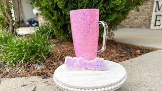 Polycrylic Snowglobe tumbler tutorial