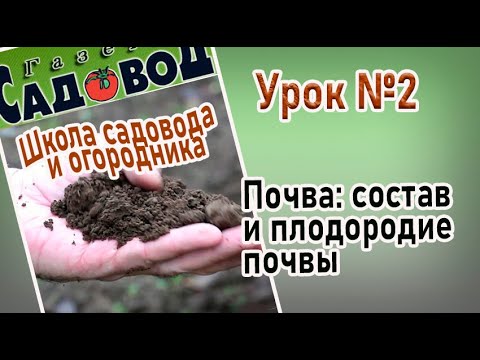 ПОЧВА: СОСТАВ И ПЛОДОРОДИЕ ПОЧВЫ    УРОК №2