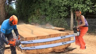 Intelligent Technology Fastest Chainsaw Skill - The Ultimate Chainsaw Sawmill