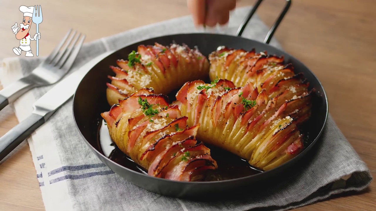 ベーコンのハッセルバックポテト Youtube