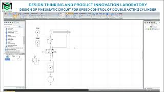Design of Pneumatic Circuit for Speed Control of Double Acting Cylinders - METER IN CIRCUIT.