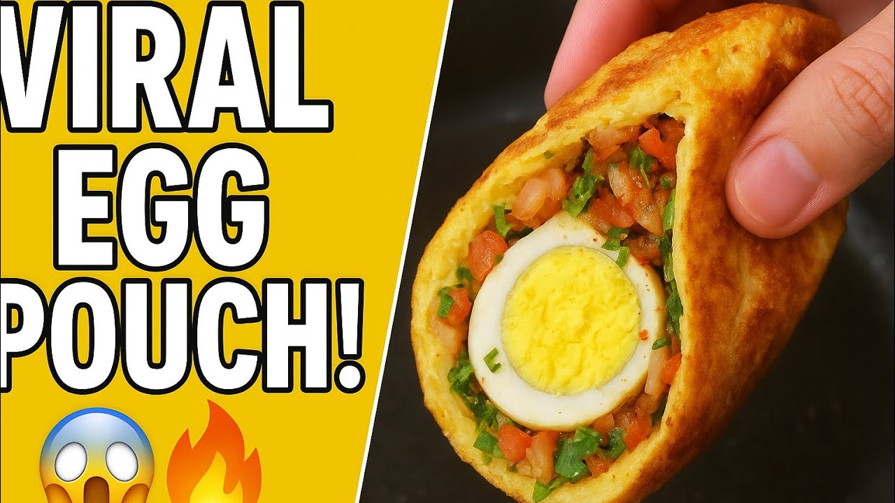Viral Egg Pouch Recipe | 5 मिनट में तैयार वायरल एग पाउच!इतना टेस्टी कि बार-बार बनाएं |एग पाउच रेसिपी