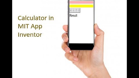 Calculator in MIT App inventor