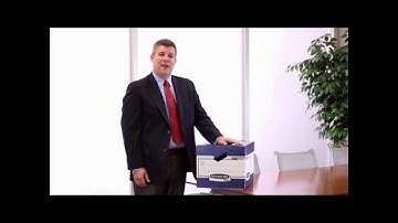 Manufacturer Video of the Bankers Box - Heavy Duty R-Kive Box with Ergonomic Handles
