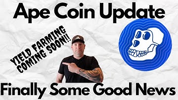 Ape Coin Finally Some News!! Yield Farming And Voting Rights For DAO!!! #apecoin #bayc