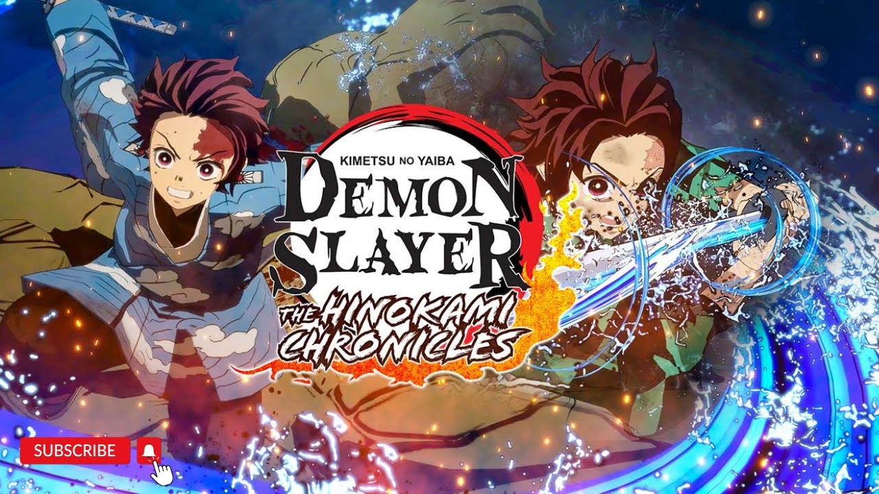 Playing demon slayer with little brother.