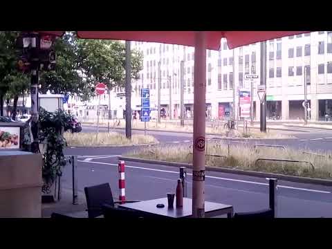 Ein morgen in der Stadt Düsseldorf