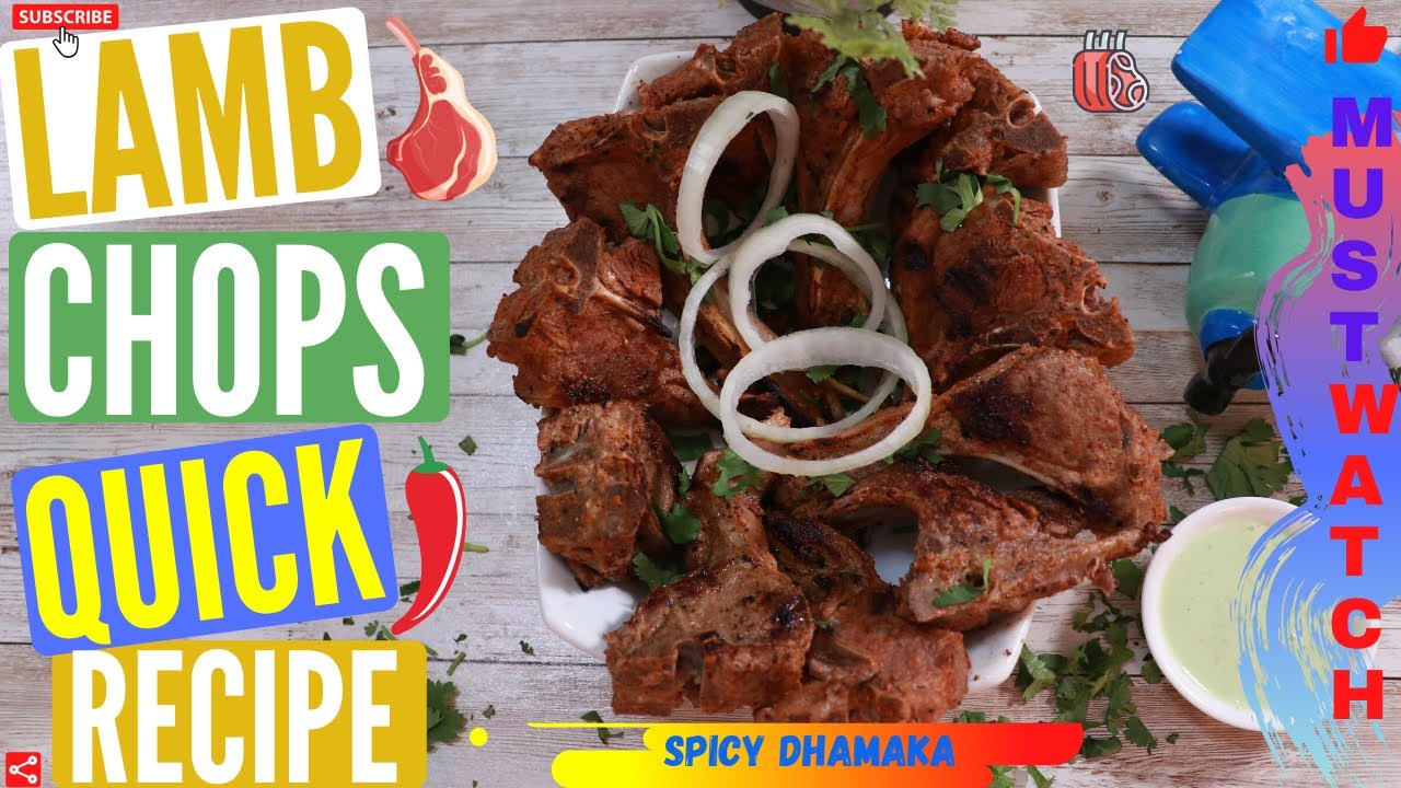 HOW TO MAKE SPICY GRILLED LAMB CHOPS BY CRAVING IN 2020 (URDU