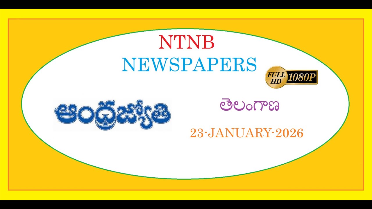 ANDHRA JYOTHI TS 23 JANUARY 2026 FRIDAY