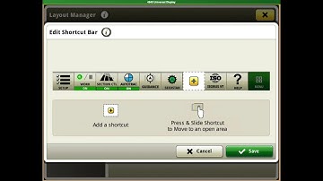 How to Set-up Shortcuts for Planting on a John Deere Gen 4 Display