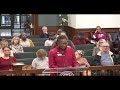 Montina sharing a public comment at mcdonough city hall  november 2023