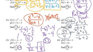 Math 3   Combining Functions