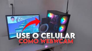 Como usar o celular como WEBCAM no PC via USB Rápido e Fácil!