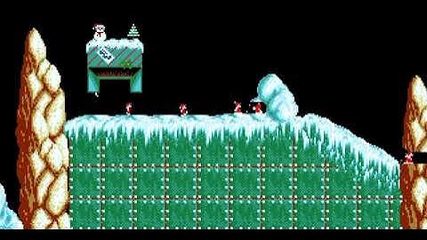 Frosty the snowman! Xmas lemmings Macintosh