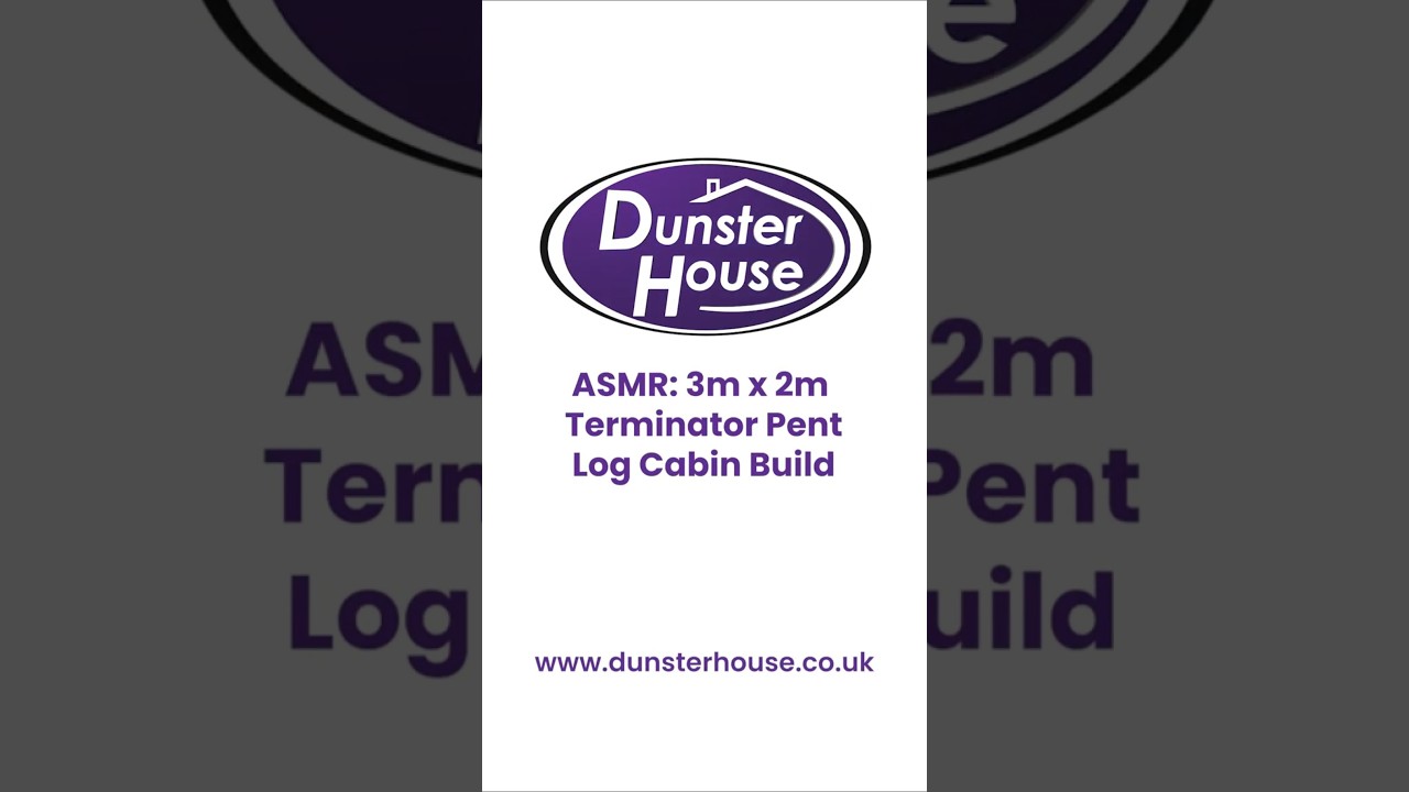 SATISFYING LOG CABIN BUILD – Relaxing Sounds for Sleep and Relaxation 