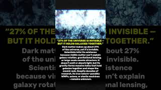 🌌Dark Matter   The Invisible Structure of the Universe #shorts #astronomy #astrophysics  #space