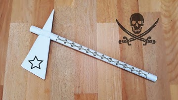 HOW TO MAKE A PAPER AX? - ( VERY EASY )