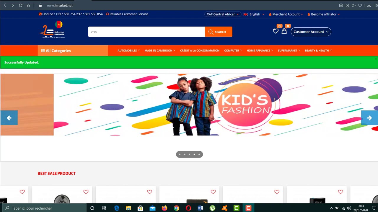 COMMENT COMMANDER LA CARTE VISA SUR LIMARKET