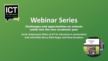 ICT For Education Webinar Series