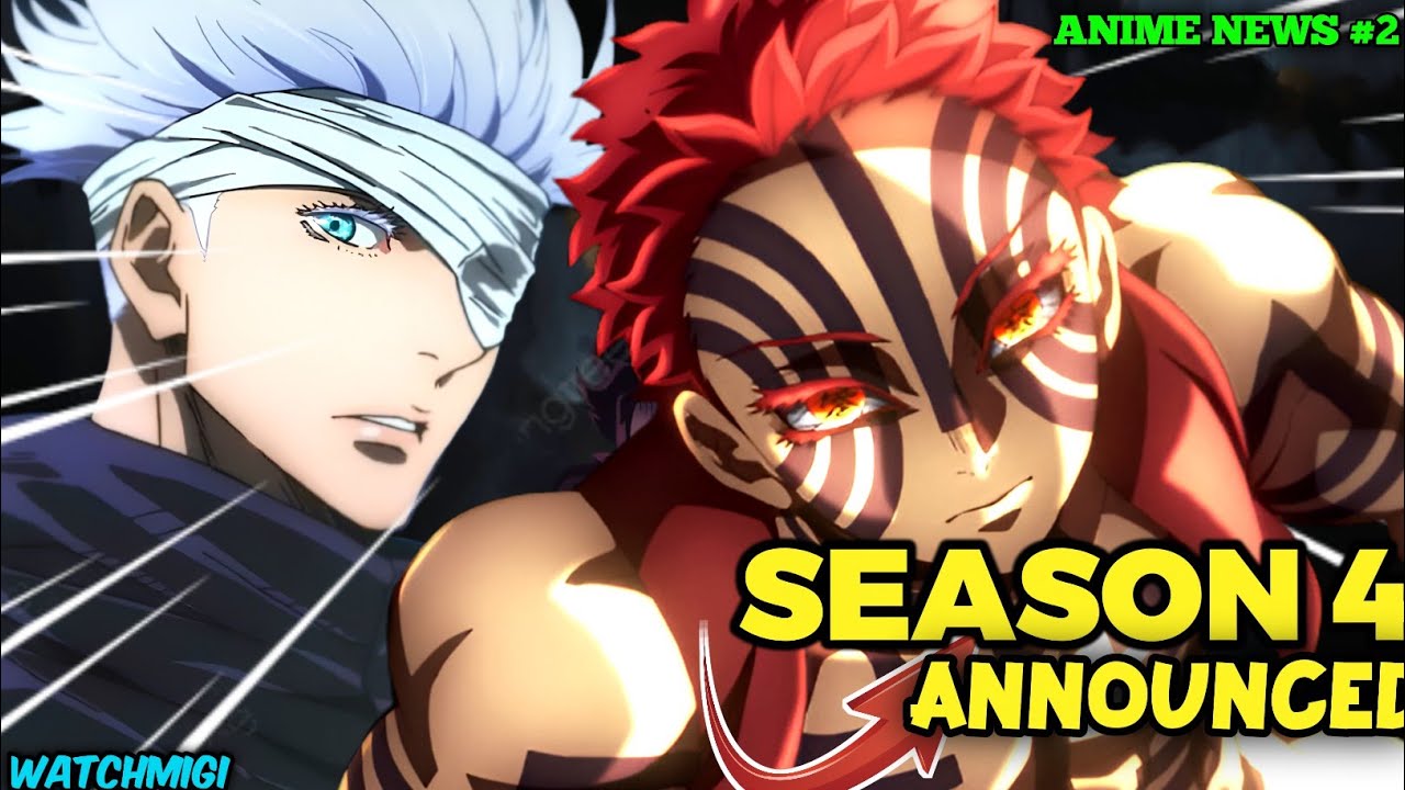 Demon Slayer Season 4 Announcement watch jujutsu kaisen for Free, One