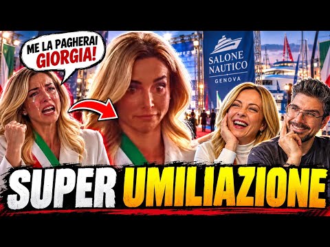 Video Silvia Salis UMILIATA da Giorgia Meloni al Salone Nautico di Genova