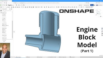 Onshape - Part Studio Modeling - Engine Block (Part 1)