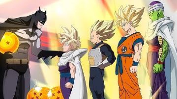 Batman & Spider Society React to How Batman Would DESTROY  Dragon Ball Z Fighters!