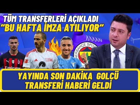 Bonucci-Krunıc-Vecino- Fenerbahçe Transfer-Ahmet Selim Kul SON DAKİKA Bombasını Verdi.