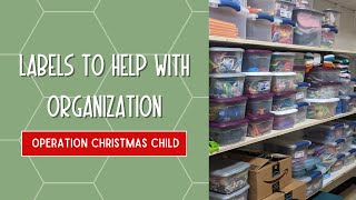 Printable Labels for OCC Organization!!!
