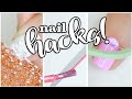 Nail hacks 2023 using odd household items for nail art