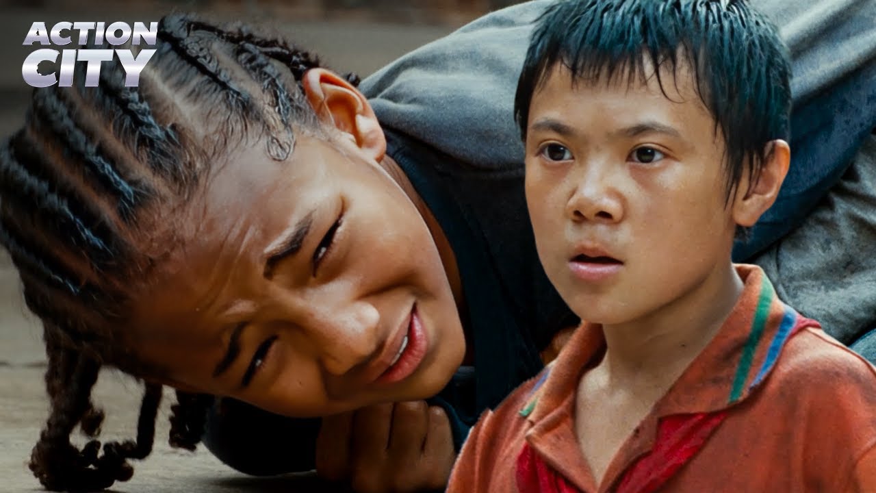 Jackie Chan Saves Jaden Smith From Bullies | The Karate Kid (Jackie Chan, Jaden Smith)