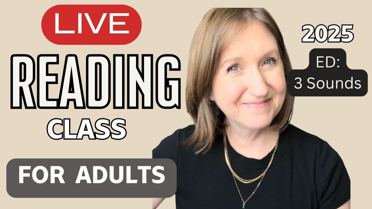 Учимся читать быстро для взрослых [ЖИВОЙ] 2025 Учимся читать с Эйприл Макмертри ED: 3 ЗВУКА | 