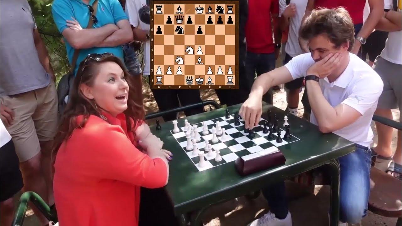 Judit Polgar crushed Magnus in this Sicilian! Only took her 19 moves