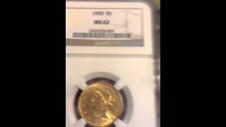 Silver Stack Showcase #1 : 1900 MS62 Liberty Head Half Eagle Gold Coin