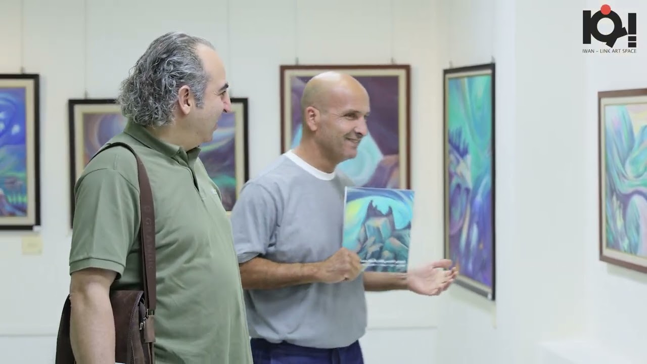 افتتاح المعرض الشخصي للفنان سعد الطائي على قاعة إيوان للفنون   بغداد   04  نيسان 2025