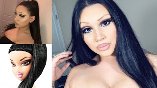 BRATZ DOLL HALLOWEEN TUTORIAL 2018 |FT KAT VON D, BH COSMETICS & ECT| Andrea Martinez