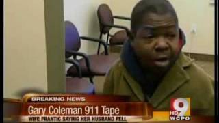 Coleman's wife says in 911 call he has head wound