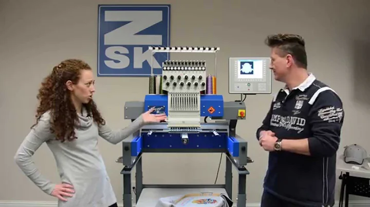 ZSK Sprint 6 Embroidery Machine Demonstration