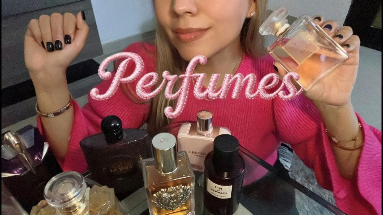 ASMR GIRL CHAT ROLEPLAY. MOUTH SOUNDS EATING CANDY. SHOW YOU MY PERFUME COLLECTION. 