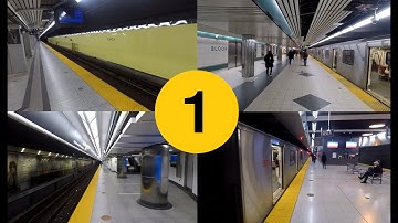 All TTC Line 1 Yonge-University Station Tours