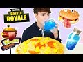 i only ate FORTNITE FOODS for 24 hours !!!