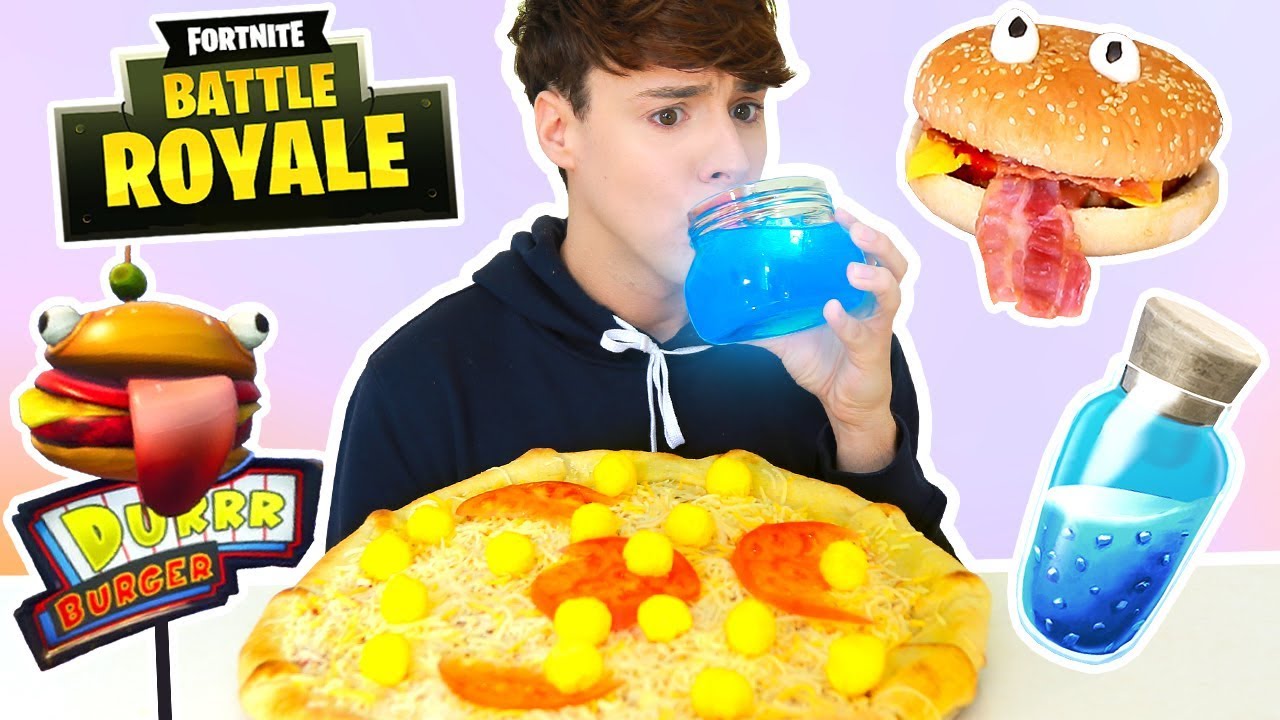 i only ate FORTNITE FOODS for 24 hours !!! | Raphael Gomes